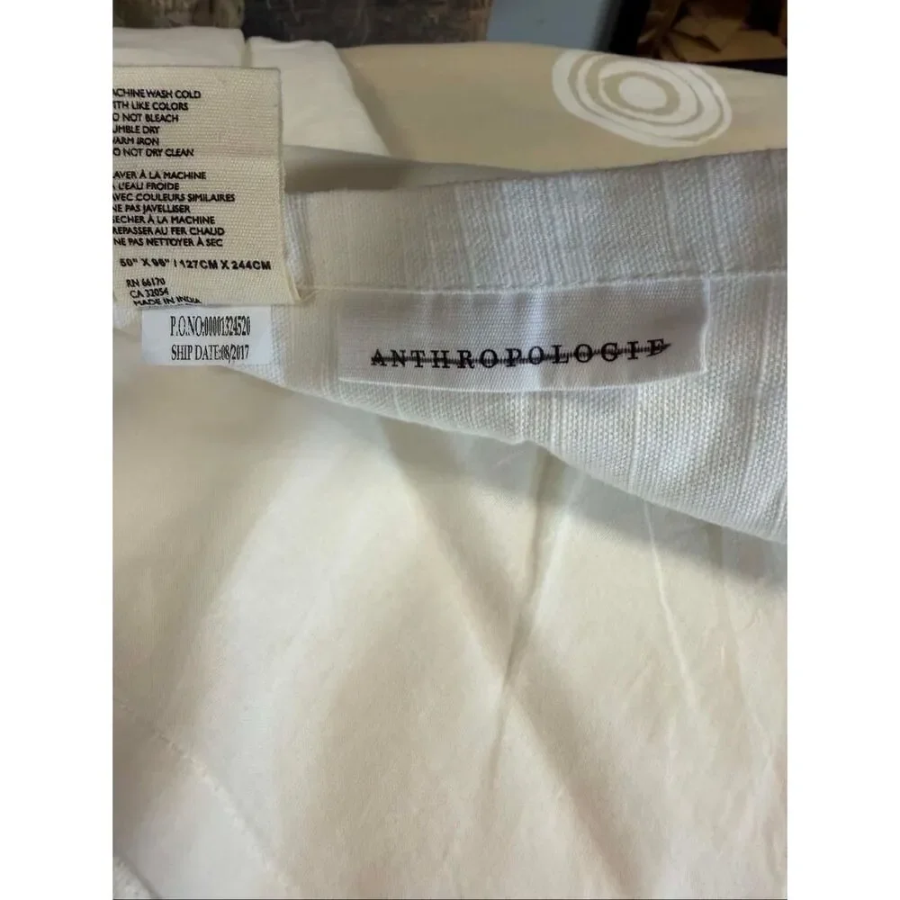 New Anthropologie Curtain One Panel 50”x96”